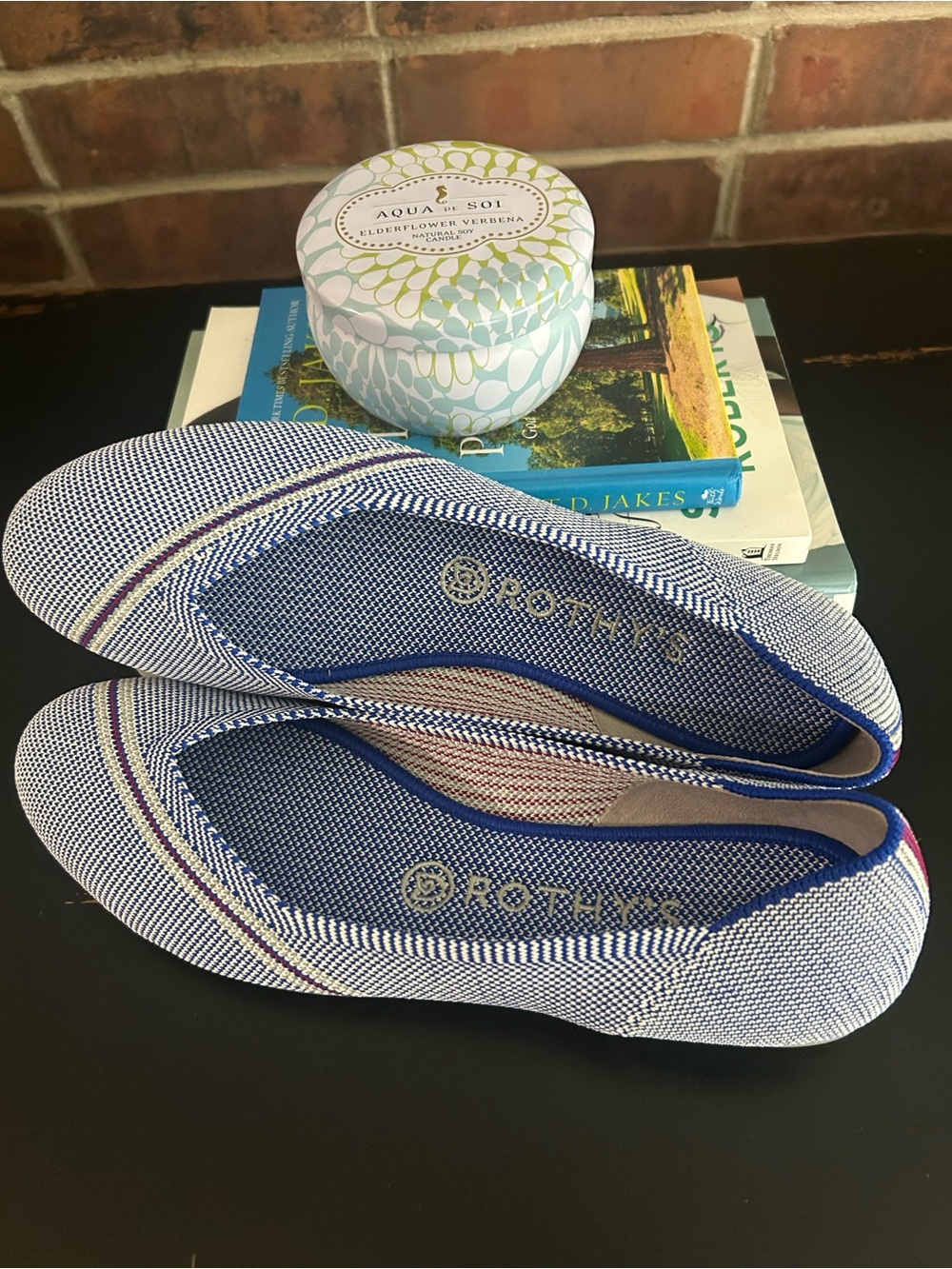 ROTHY’s Blue Flats